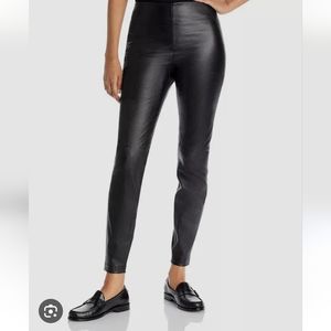 Black Lamb Leather Pants